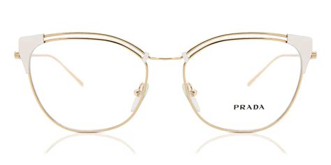 Prada PR 62UV YEP1O1 Glasses Beige Rose Gold 